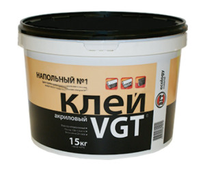 Клей ВГТ акриловый напольный №1 Эконом 15кг
